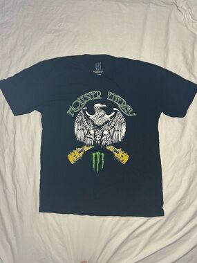 Monster Energy Black Short-Sleeve Graphic Tee
